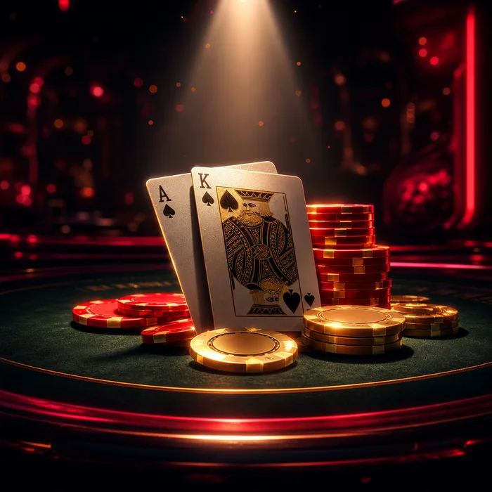 Blackjackový stůl v Nine Casino